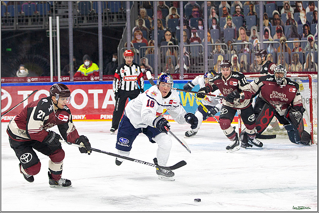 PENNY DEL;  Koelner Haie - EHC Red Bull Muenchen; Koeln, 31.03.2021
